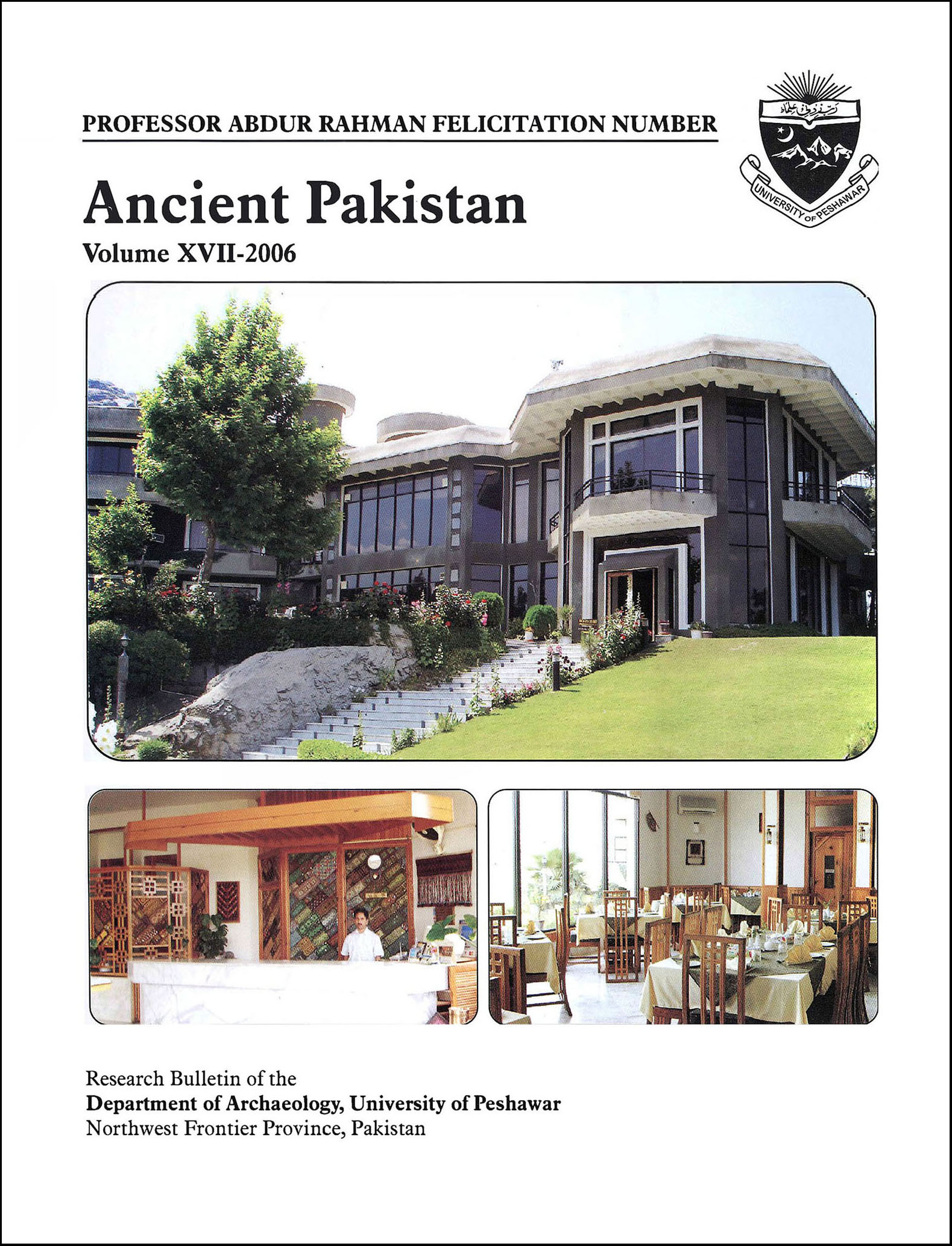 					View Vol. 17 (2006): Ancient Pakistan
				