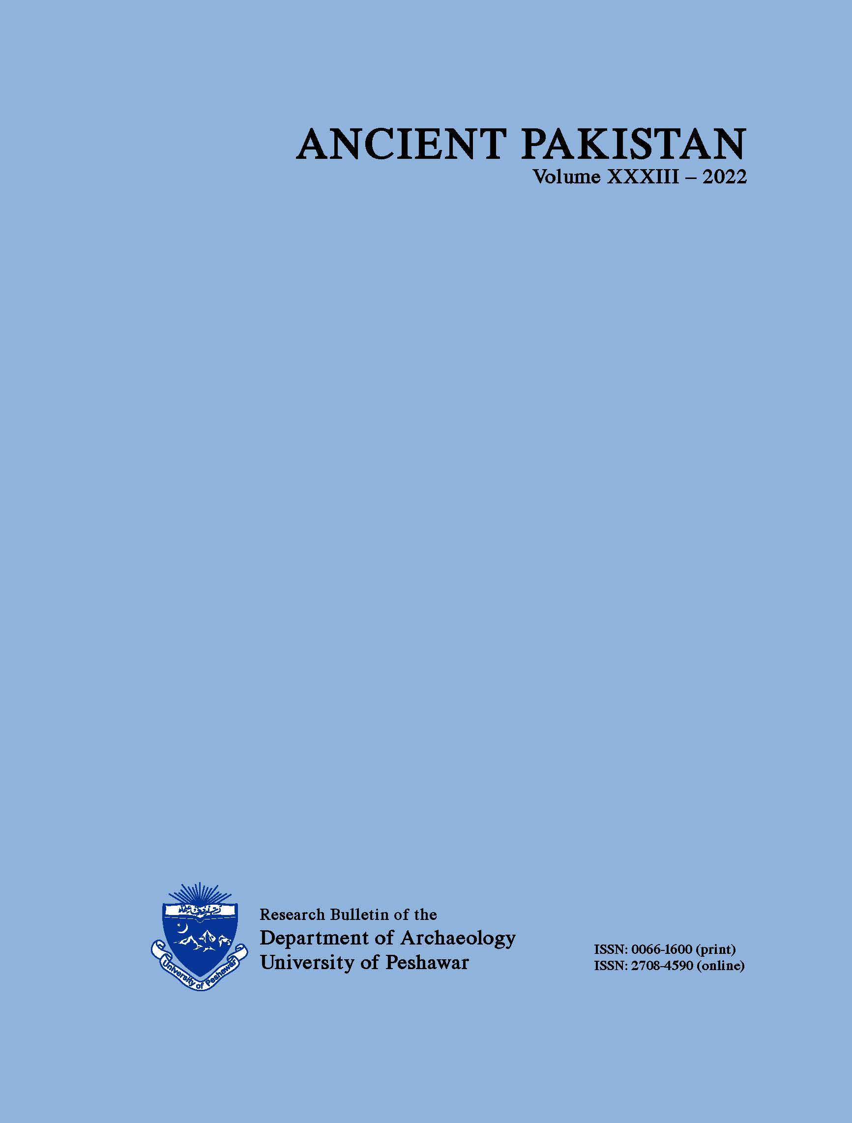 					View Vol. 33 (2022): Ancient Pakistan
				