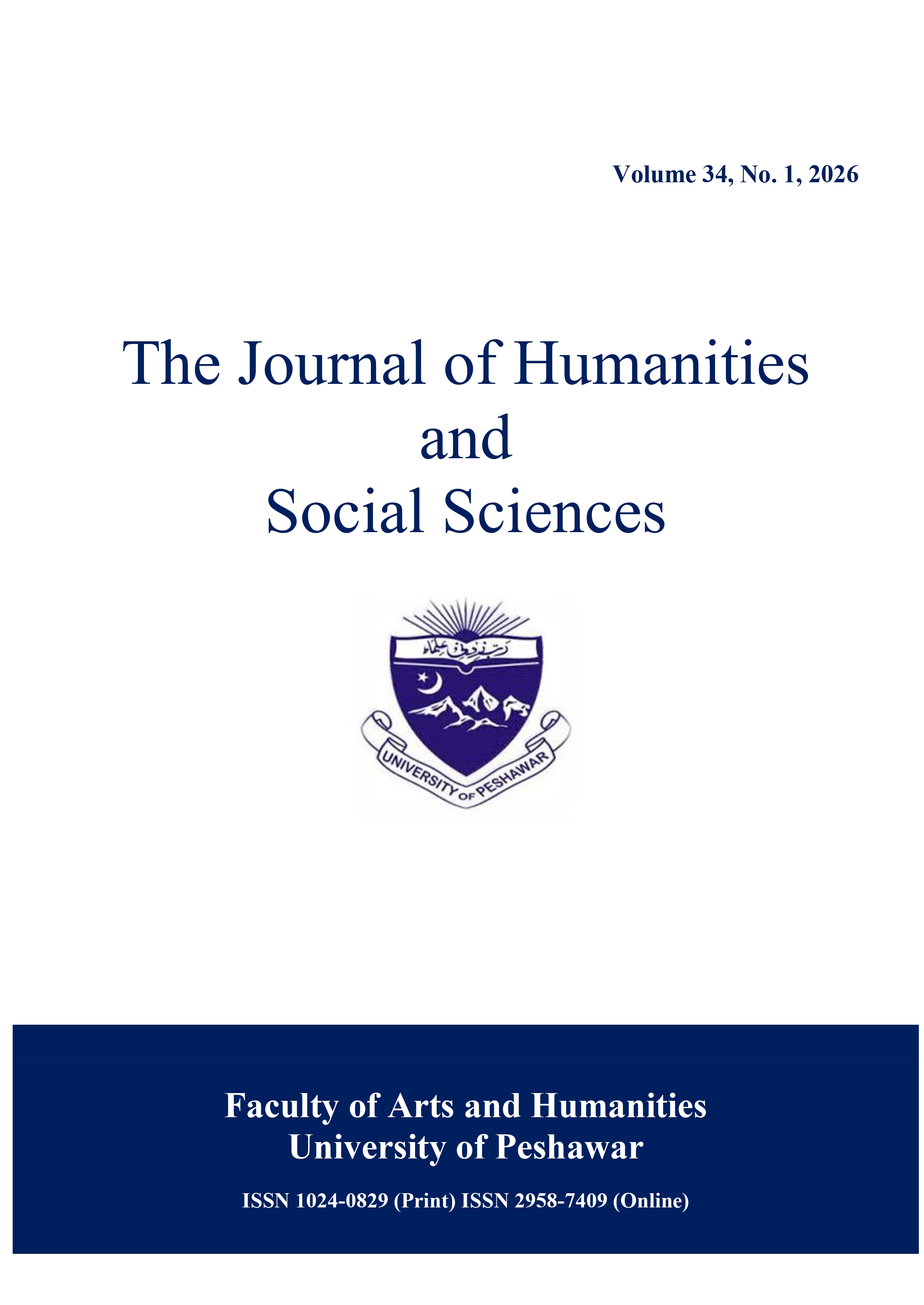 					View Vol. 34 No. 1 (2026): The Journal of Humanities and Social Sciences
				