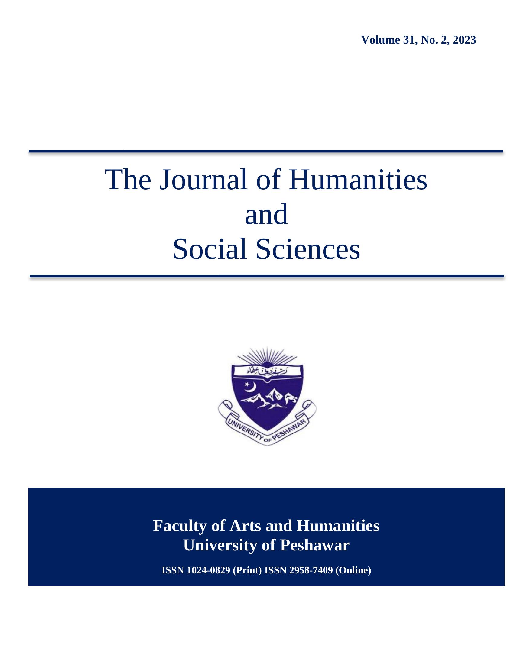 					View Vol. 31 No. 2 (2023): The Journal of Humanities and Social Sciences
				